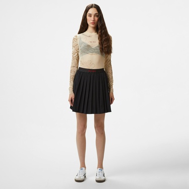  UNITED4 Tulle Dragon Kadın Krem T-Shirt