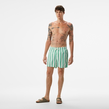  Tommy Hilfiger Medium Drawstring Erkek Yeşil Mayo