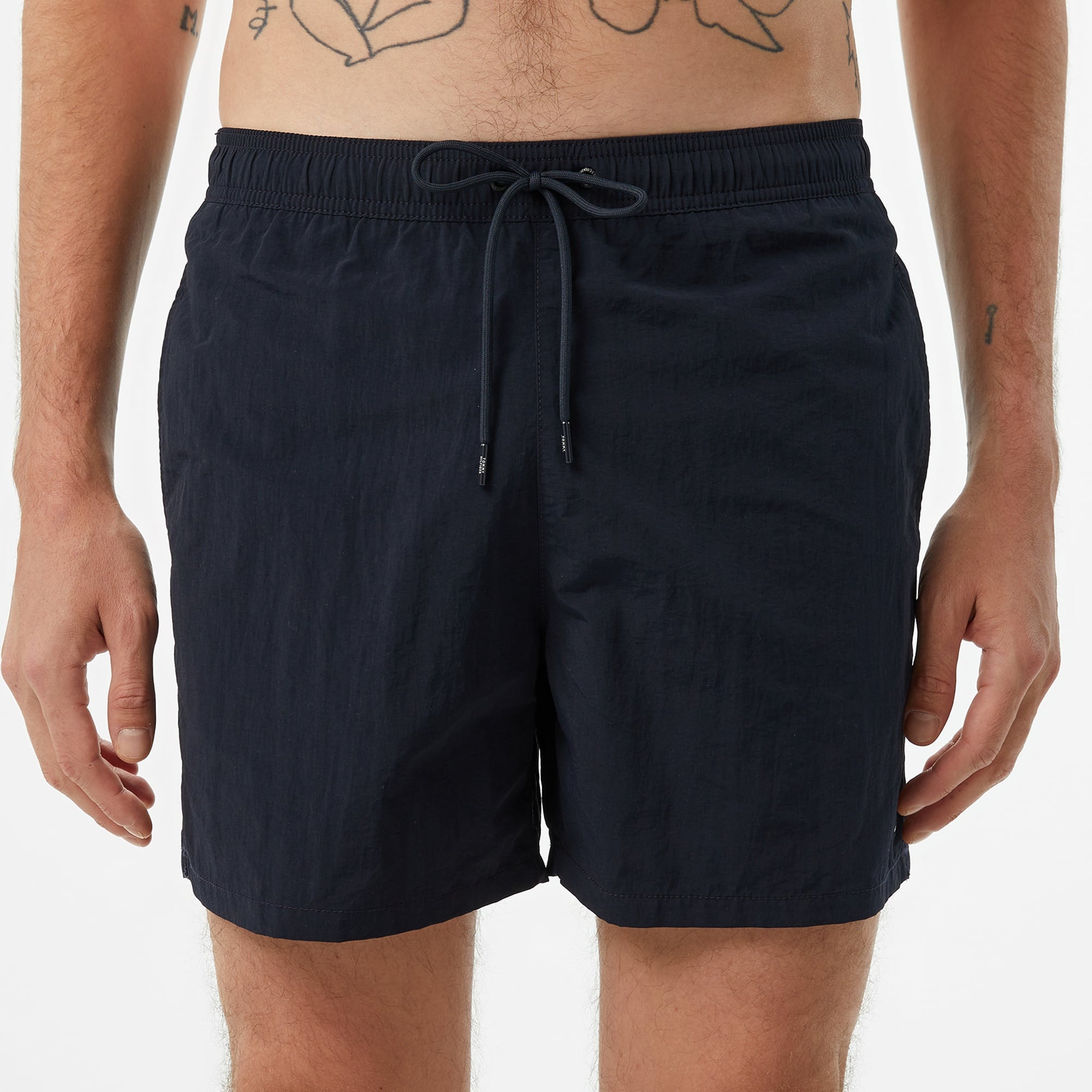 Tommy Hilfiger Mid Length Essential Erkek Lacivert Mayo