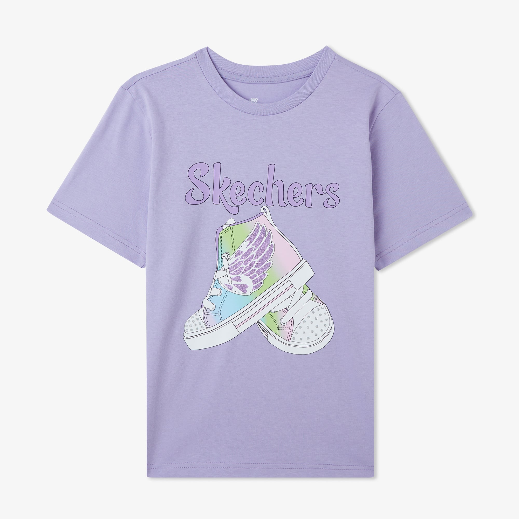  Skechers Graphic Çocuk Mor T-Shirt