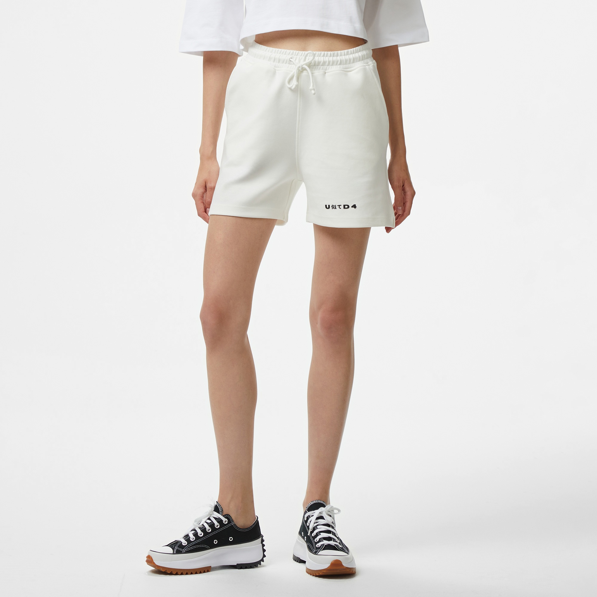 UNITED4 Örme Kadın Bej Şort