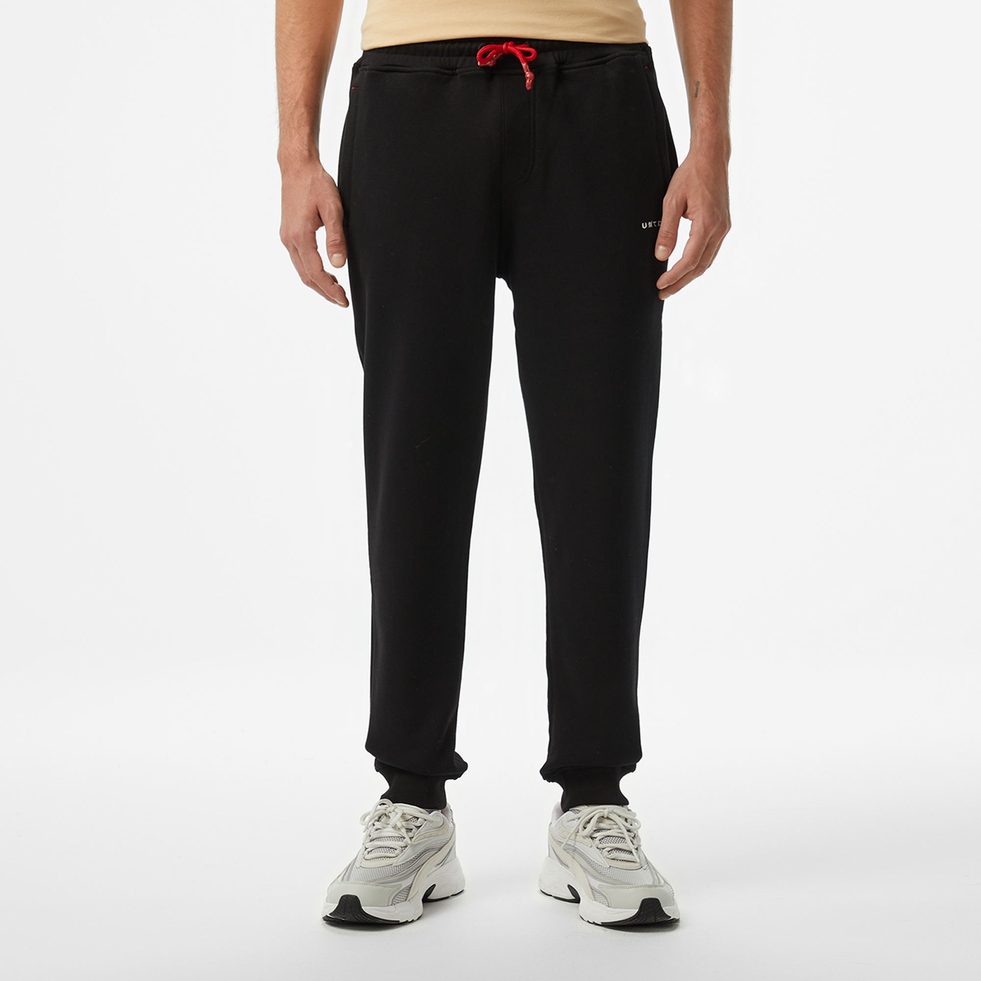 UNITED4 Erkek Siyah Oversize Sweatshirt