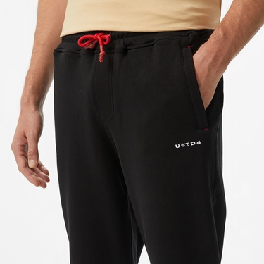  UNITED4 Erkek Siyah Oversize Sweatshirt