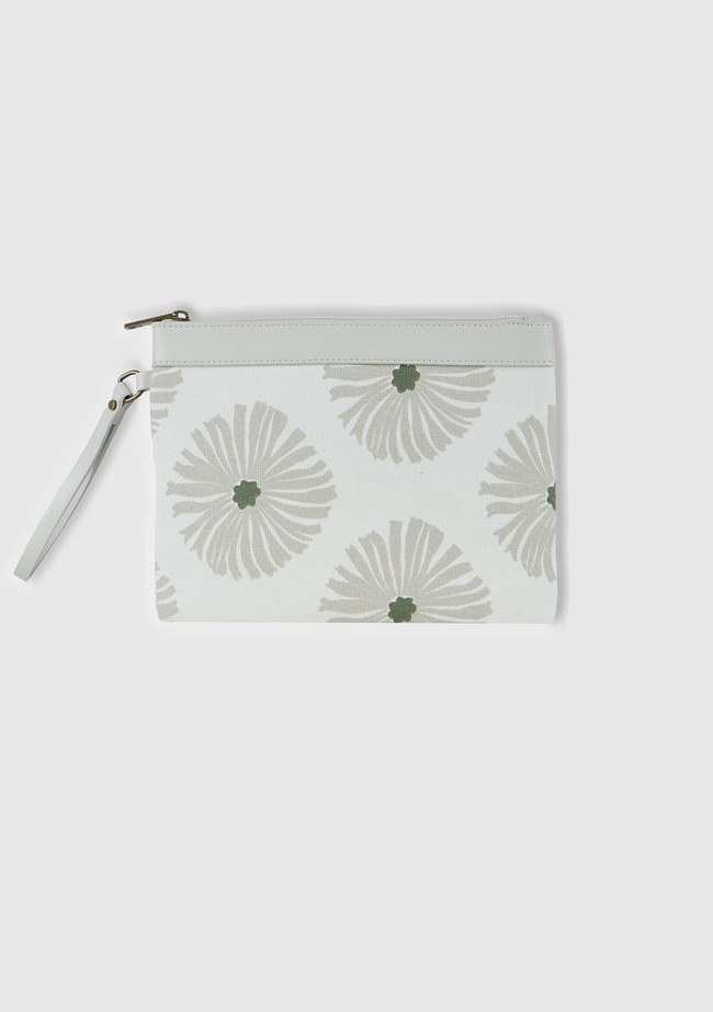  Kadın Krem Desenli Cüzdan