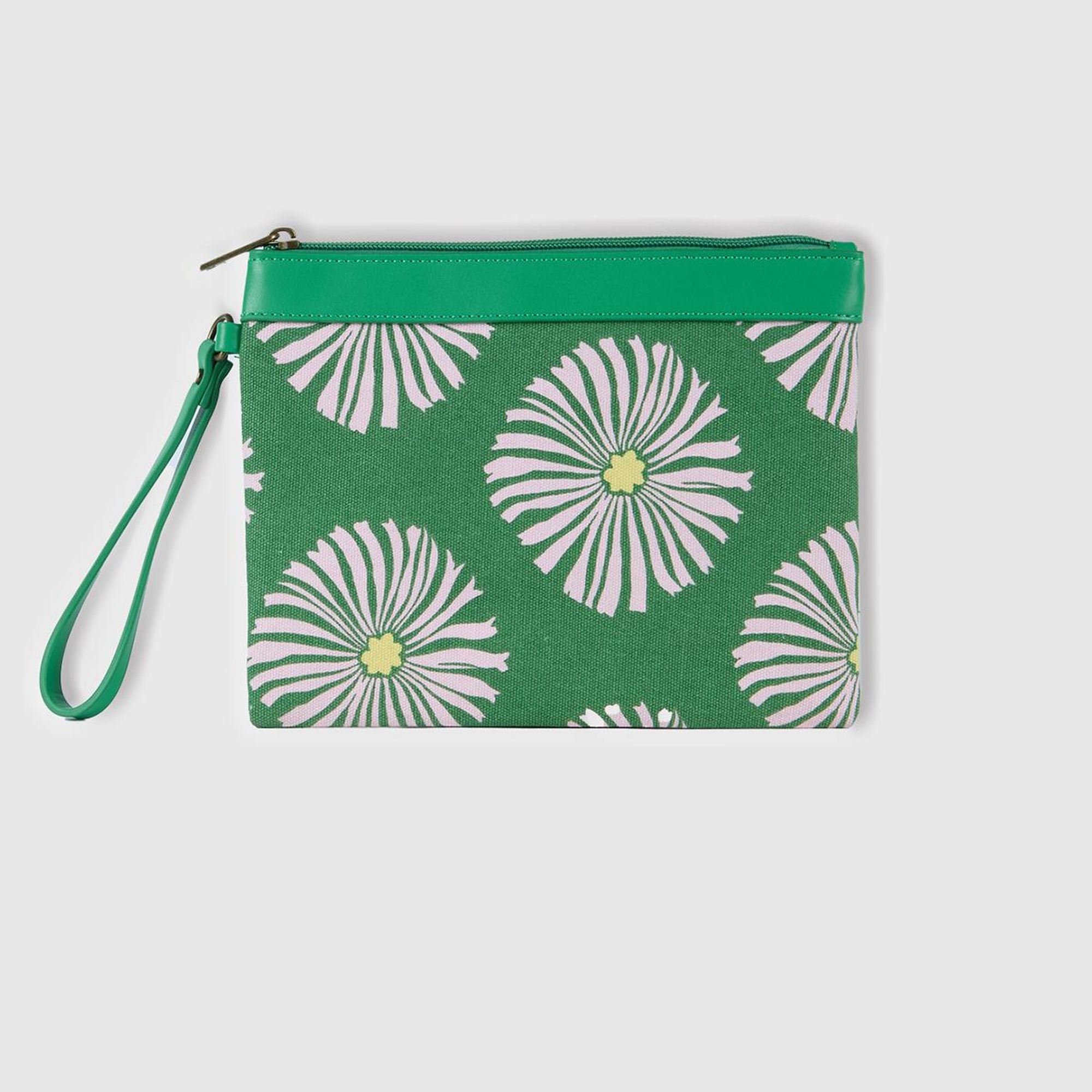 Kadın Yeşil Desenli Cüzdan