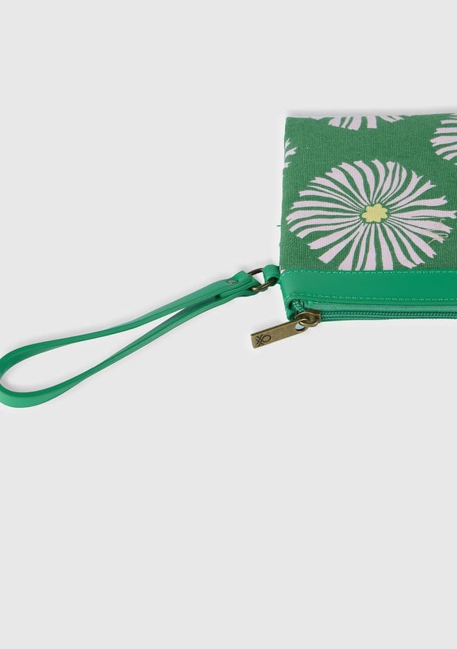  Kadın Yeşil Desenli Cüzdan