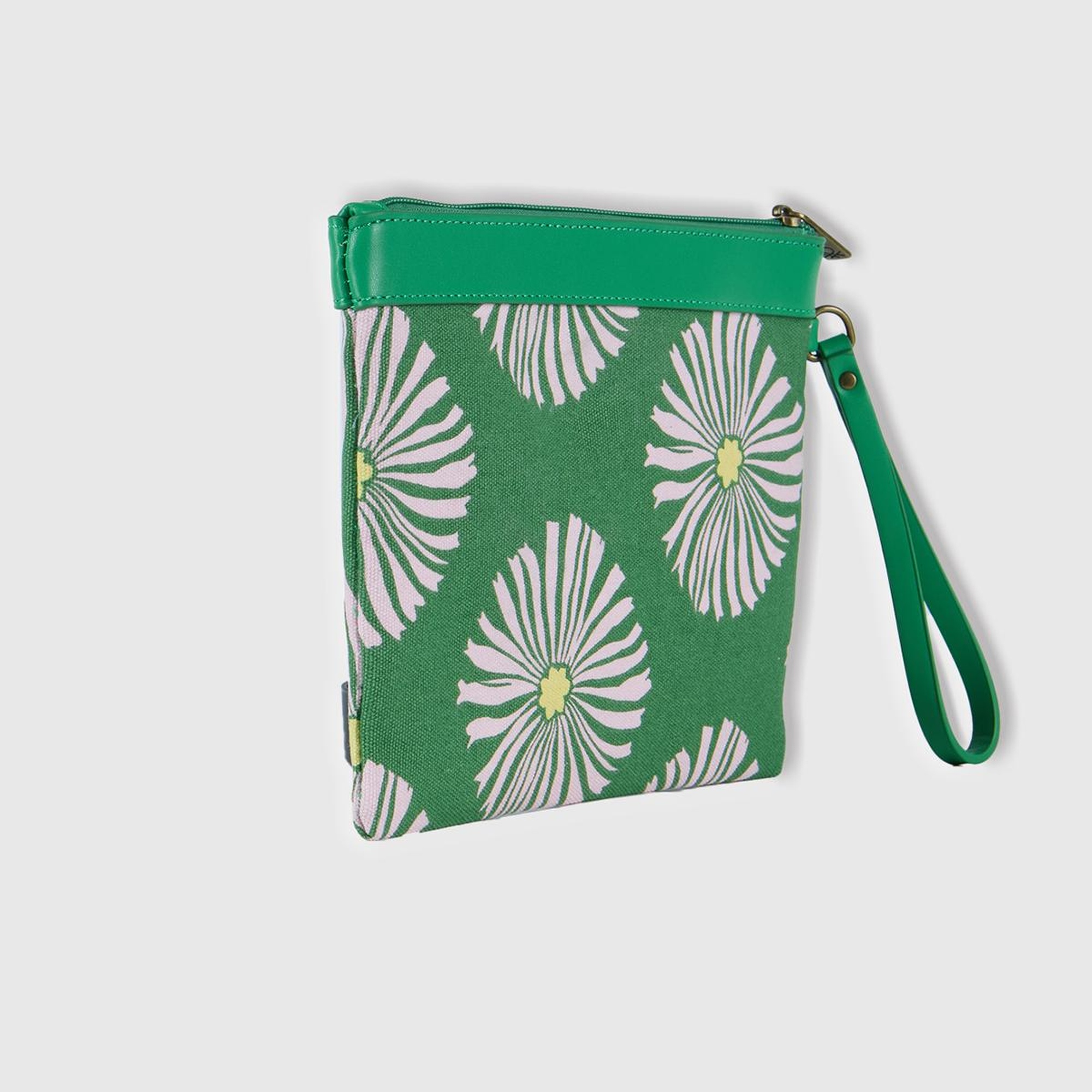 Kadın Yeşil Desenli Cüzdan
