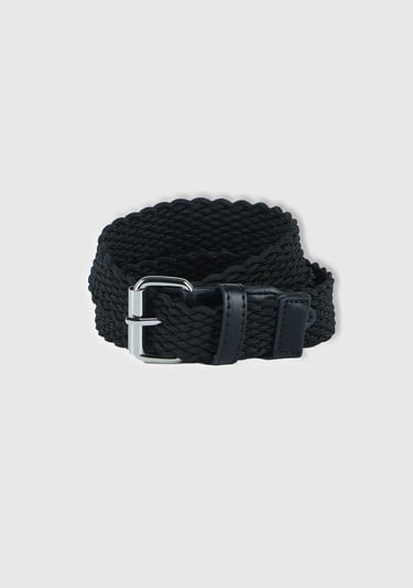  Erkek Siyah Örgü Kemer