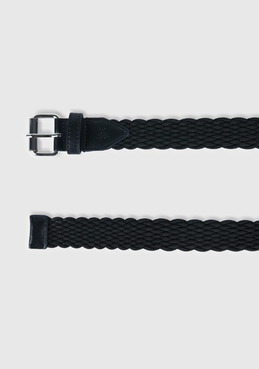  Erkek Siyah Örgü Kemer
