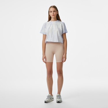  Guess Genziana Crop Mid Organiceam 180 Kadın Mor T-Shirt