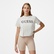 Guess Genziana Kadın Beyaz Crop T-Shirt