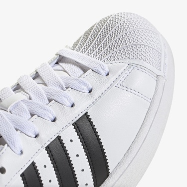  adidas Originals Superstar II Unisex Siyah Beyaz Spor Ayakkabı