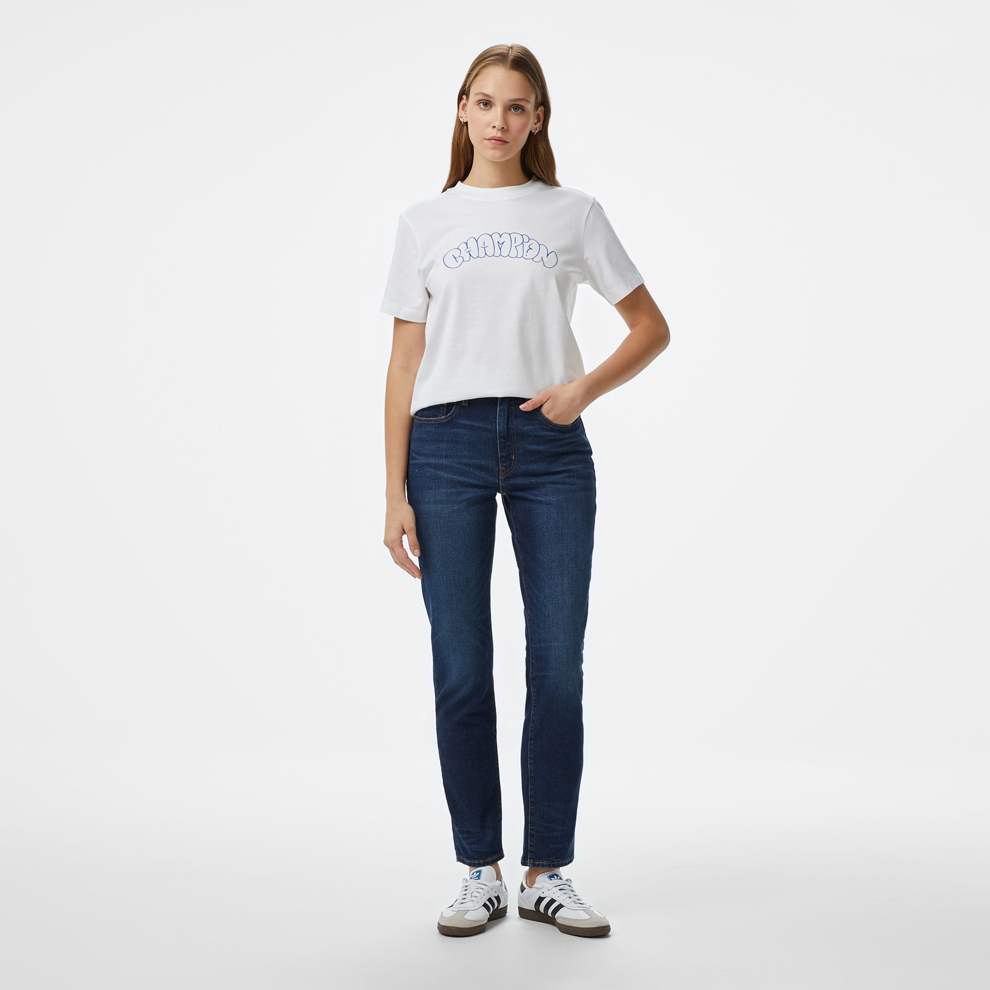 Levi's 724 High Rise Straight Kadın Lacivert Jean