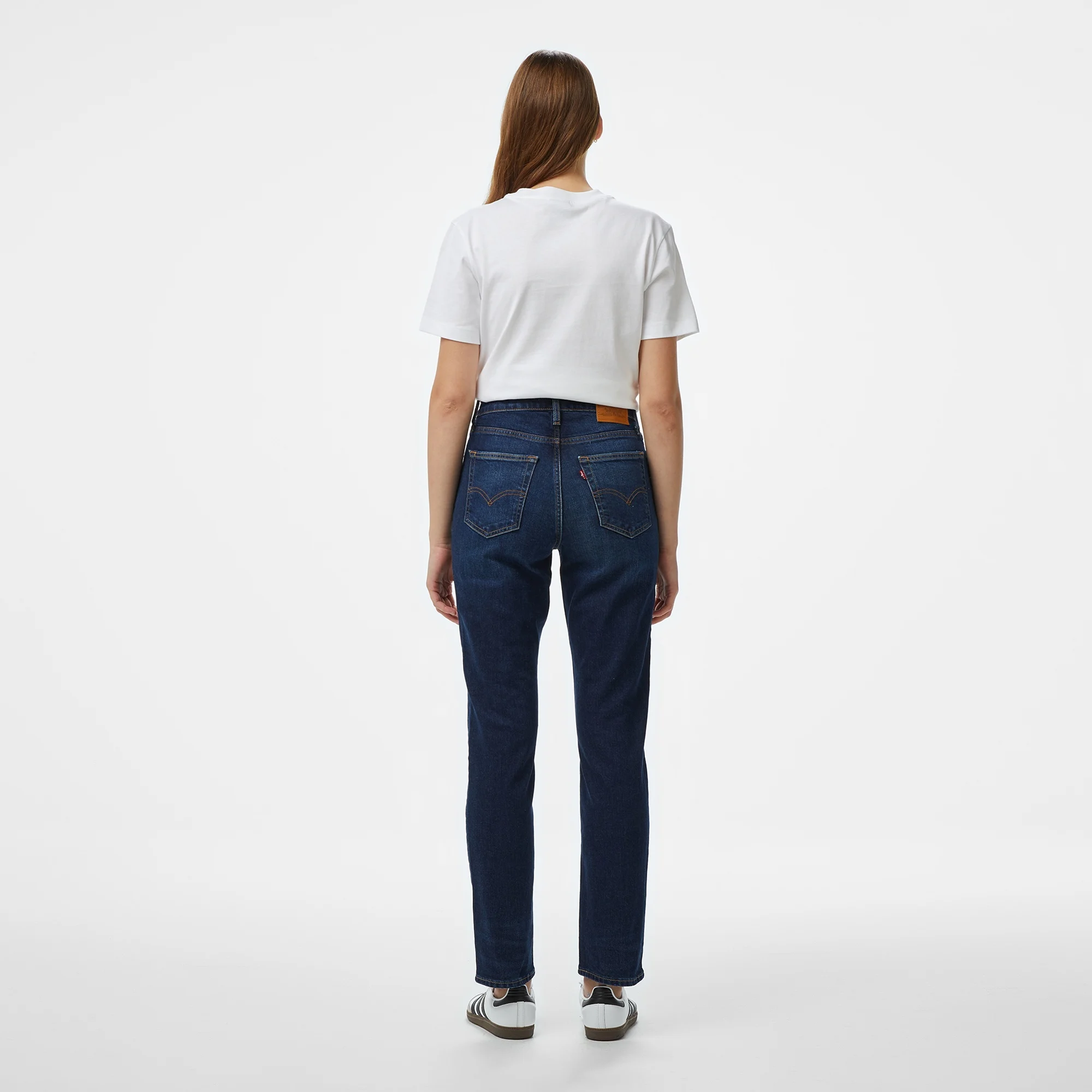 Levi's 724 High Rise Straight Kadın Lacivert Jean