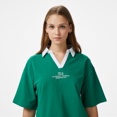 UCLA Polly Kadın Yeşil T-Shirt