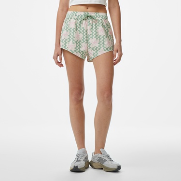  Roxy No Bad Waves Kadın Yeşil Deniz Şortu