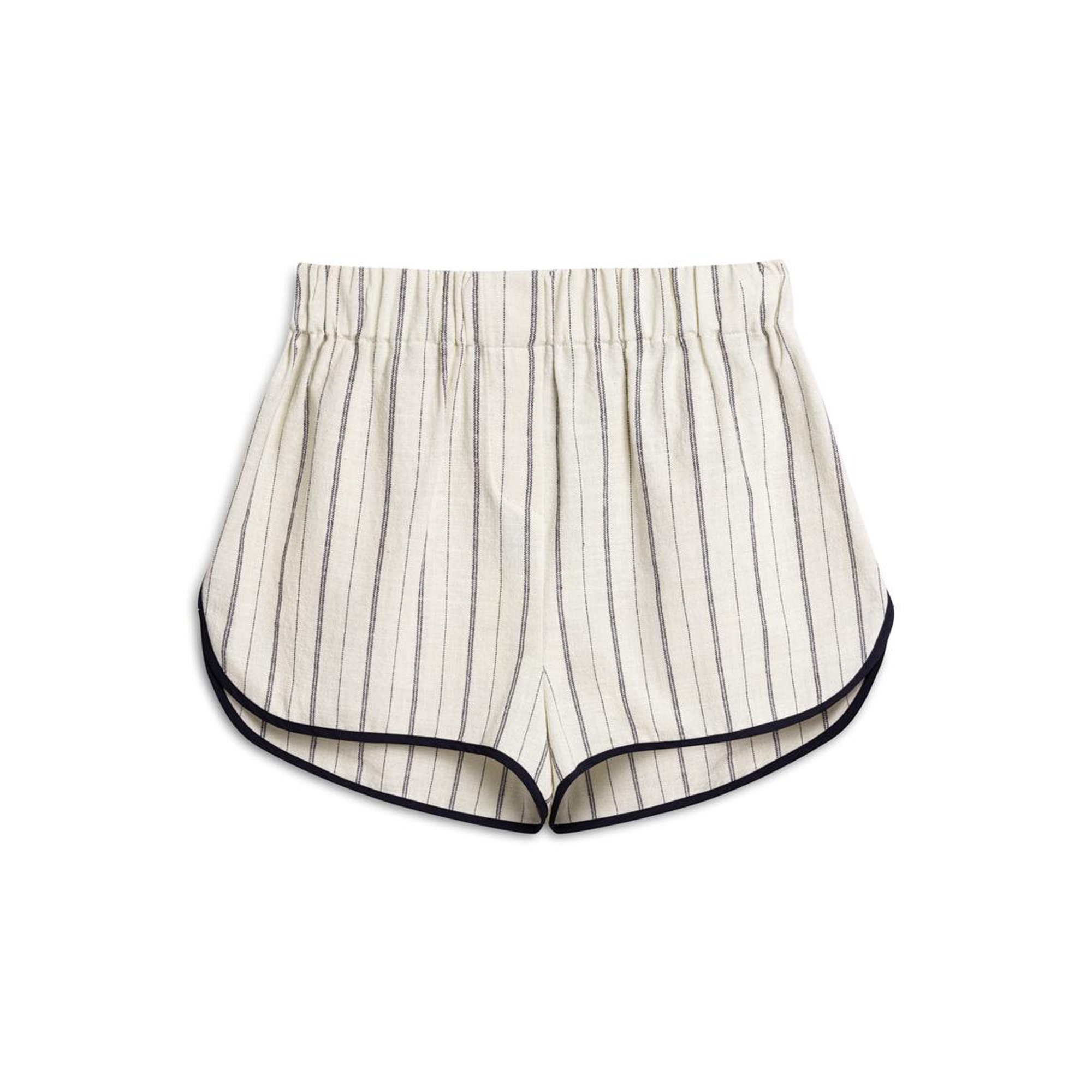 Çizgili Mini Şort