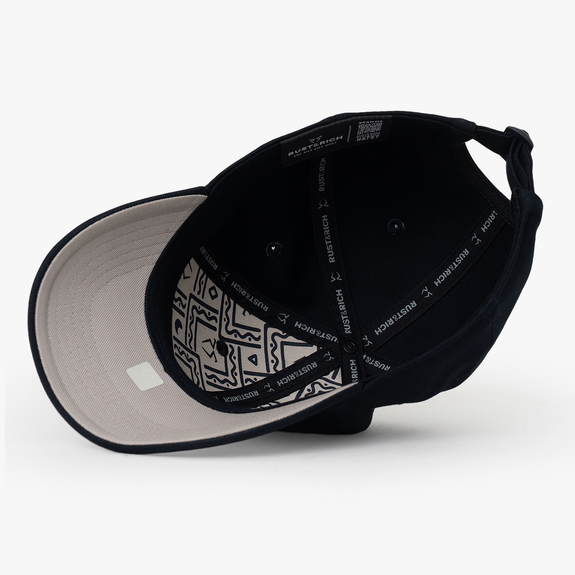 RustandRich Kadın Erkek Lacivert Baseball Şapka-Timeless Collection-Basic