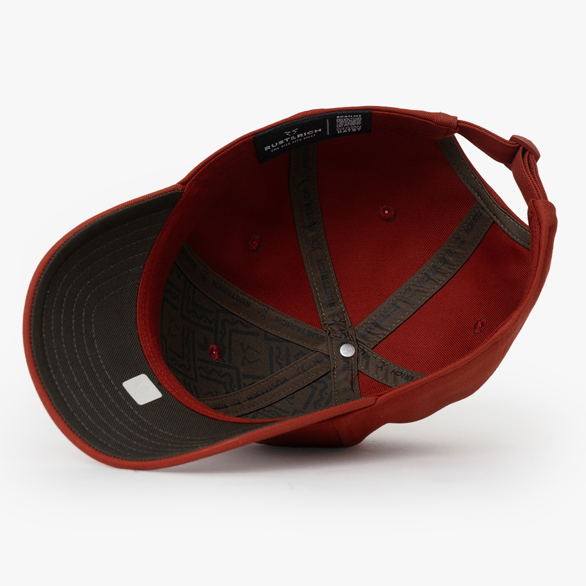 RustandRich Kadın Erkek Kiremit Baseball Şapka-Timeless Collection-Basic