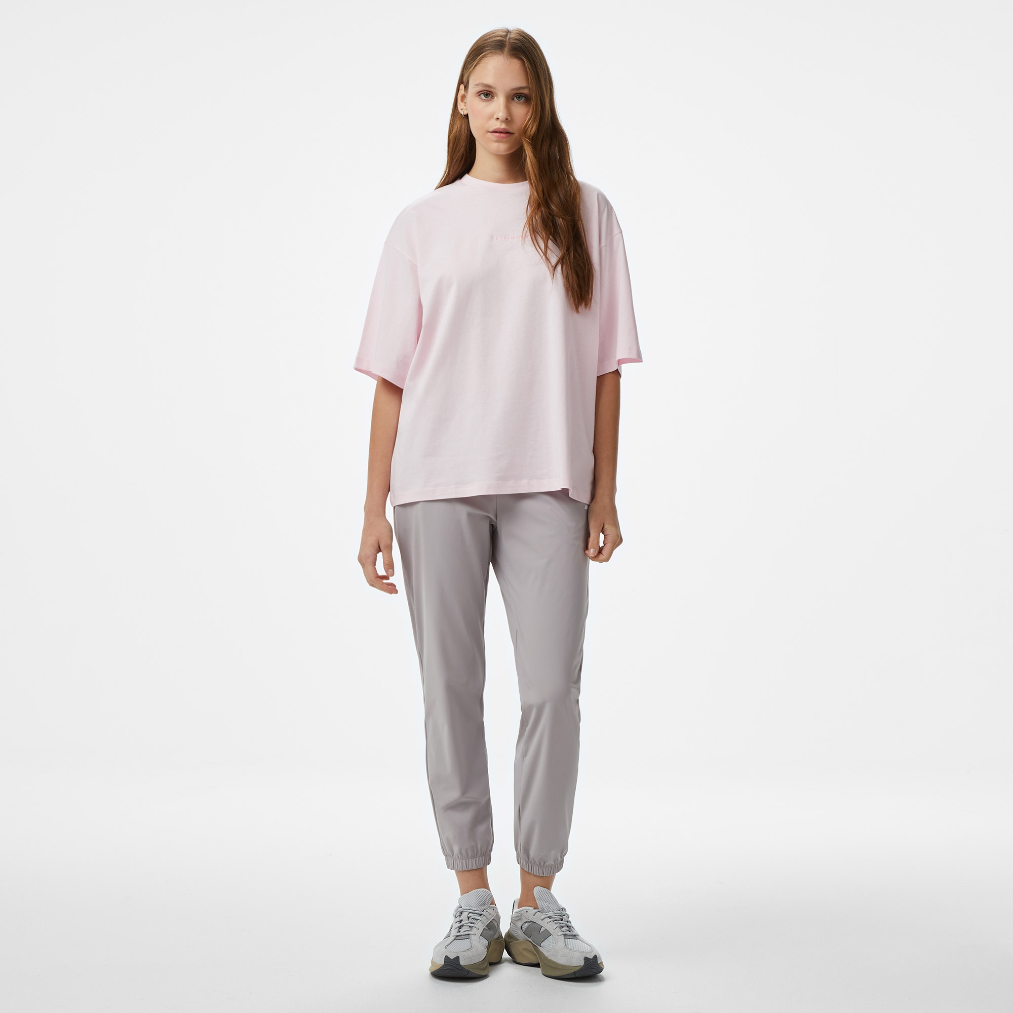 Les Benjamins Essentials Kadın Pembe T-Shirt