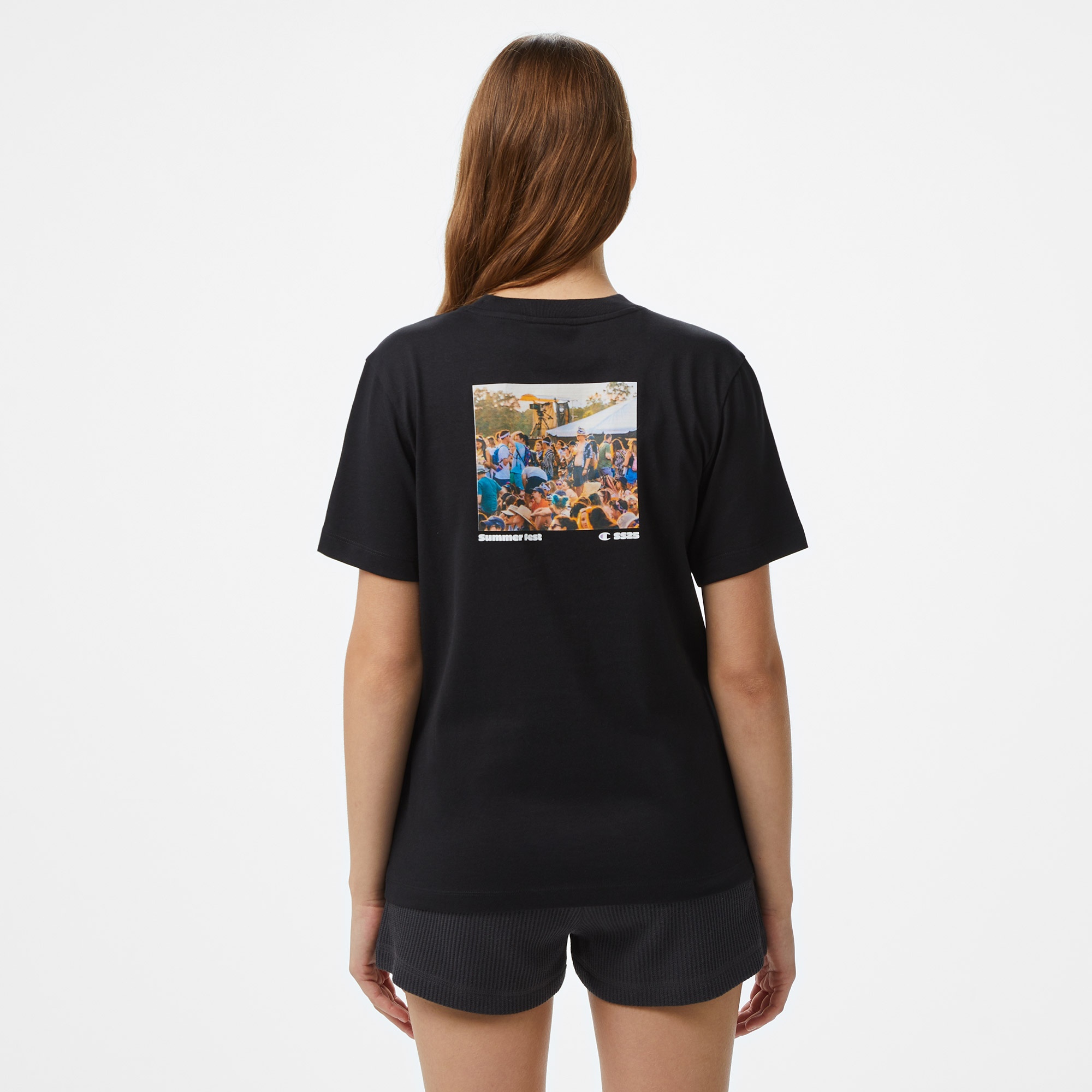 Champion Sporting Goods Kadın Siyah T-Shirt