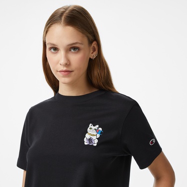  Champion Sporting Goods Kadın Siyah T-Shirt