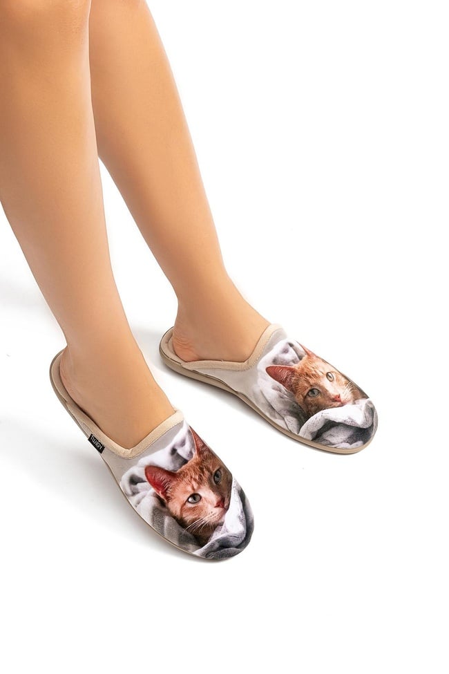  Filippa-1 Kadın Ev Terliği Bej 36/41