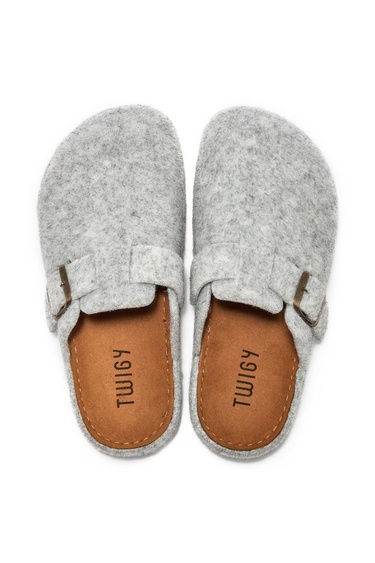  Tuana Kadın Garson Boy Ev Terliği Gri 36/40