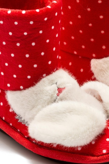  Bunny Kadın Ev Botu Kırmızı 36/41