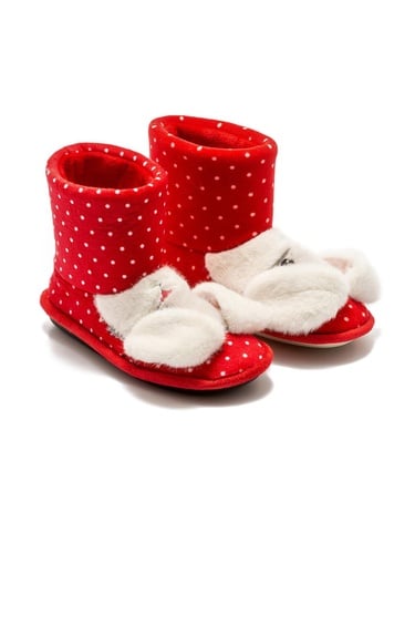  Bunny Kadın Ev Botu Kırmızı 36/41