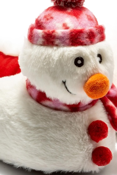  Kardan Kadın,Garson Boy Hayvanlı Panduf Beyaz 36/41