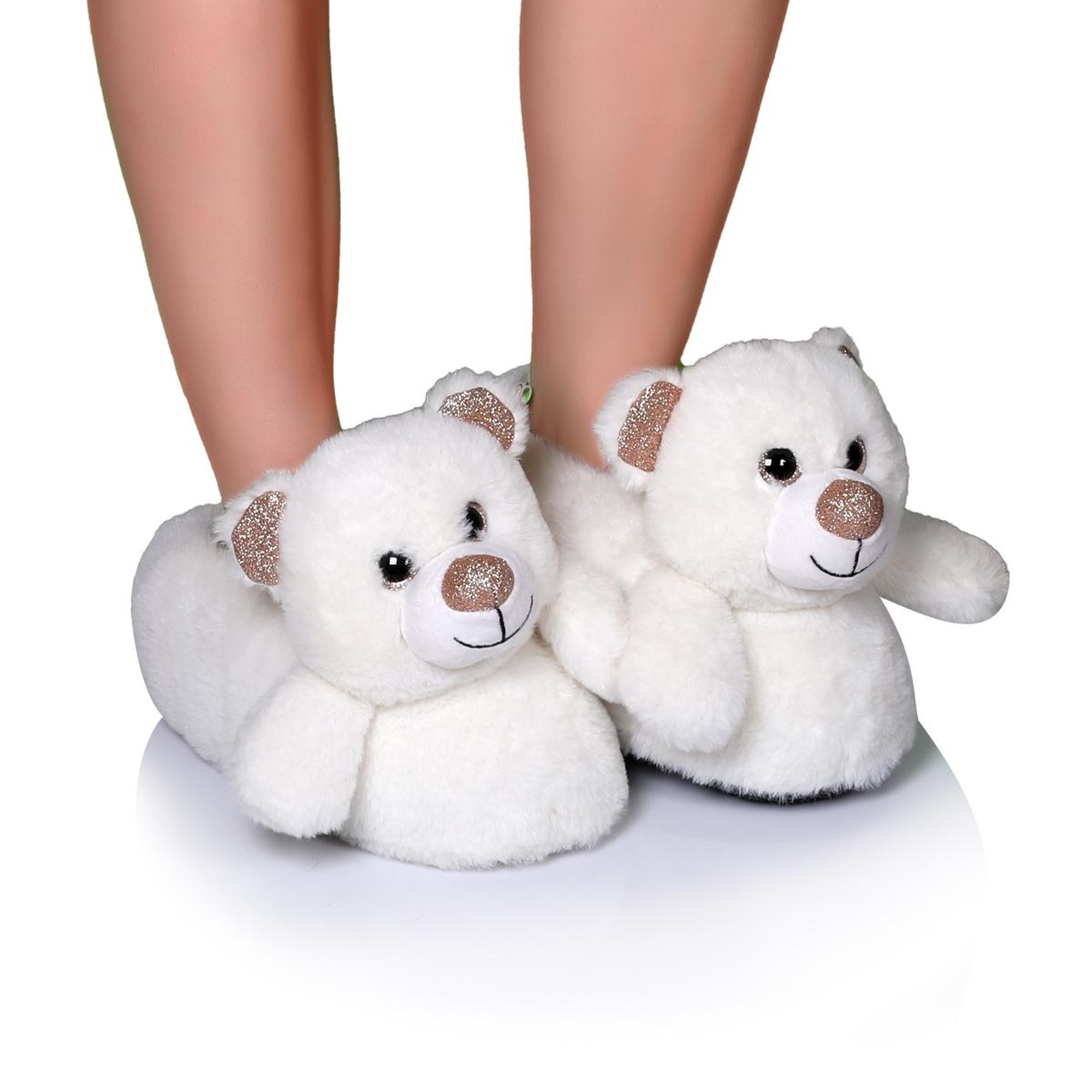 Bear Kadın Hayvanlı Panduf Beyaz 36/41