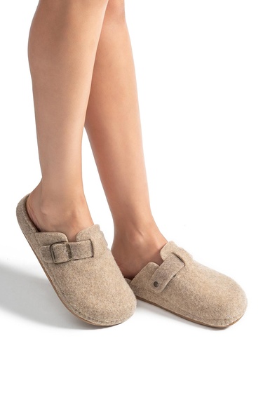  Tuana Kadın,Garson Boy Ev Terliği Bej 36/40