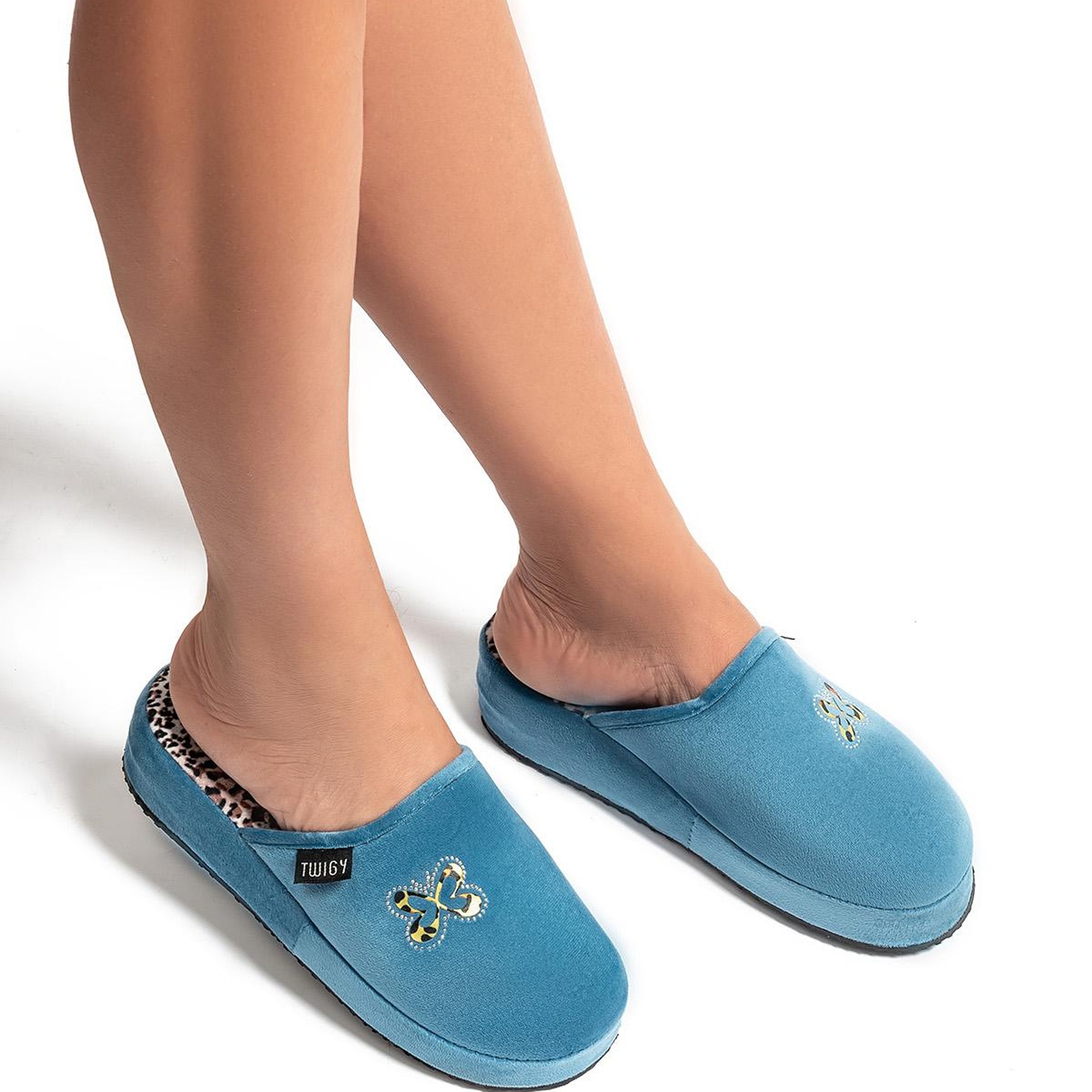 Kelebek Kadın Ev Terliği Mavi 36/40