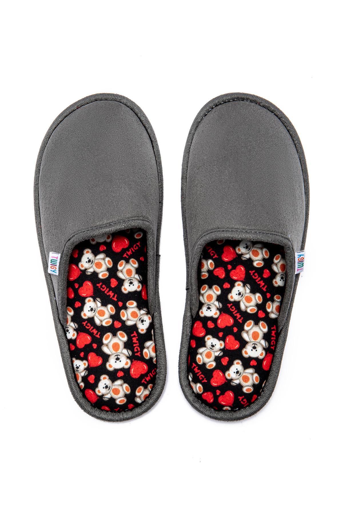  Amore Kadın Ev Terliği Gri 36/41