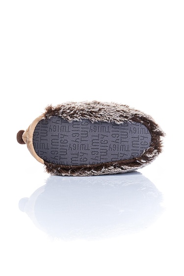  Kirpi Çocuk Hayvanlı Panduf Kahverengi 28/35