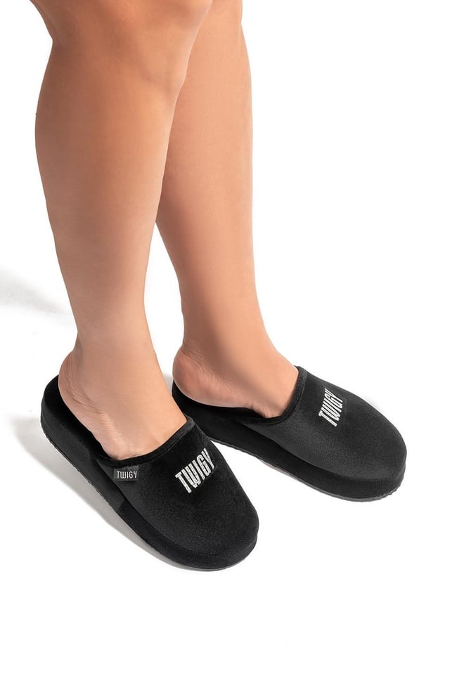  Shiny Kadın Ev Terliği Siyah 36/40