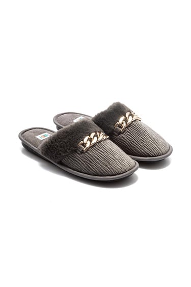  Nora Kadın Ev Terliği Gri 36/41