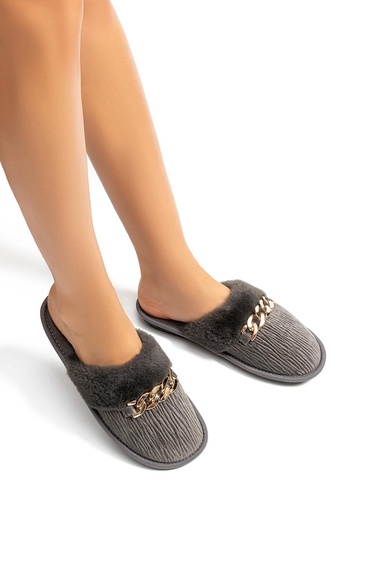  Nora Kadın Ev Terliği Gri 36/41