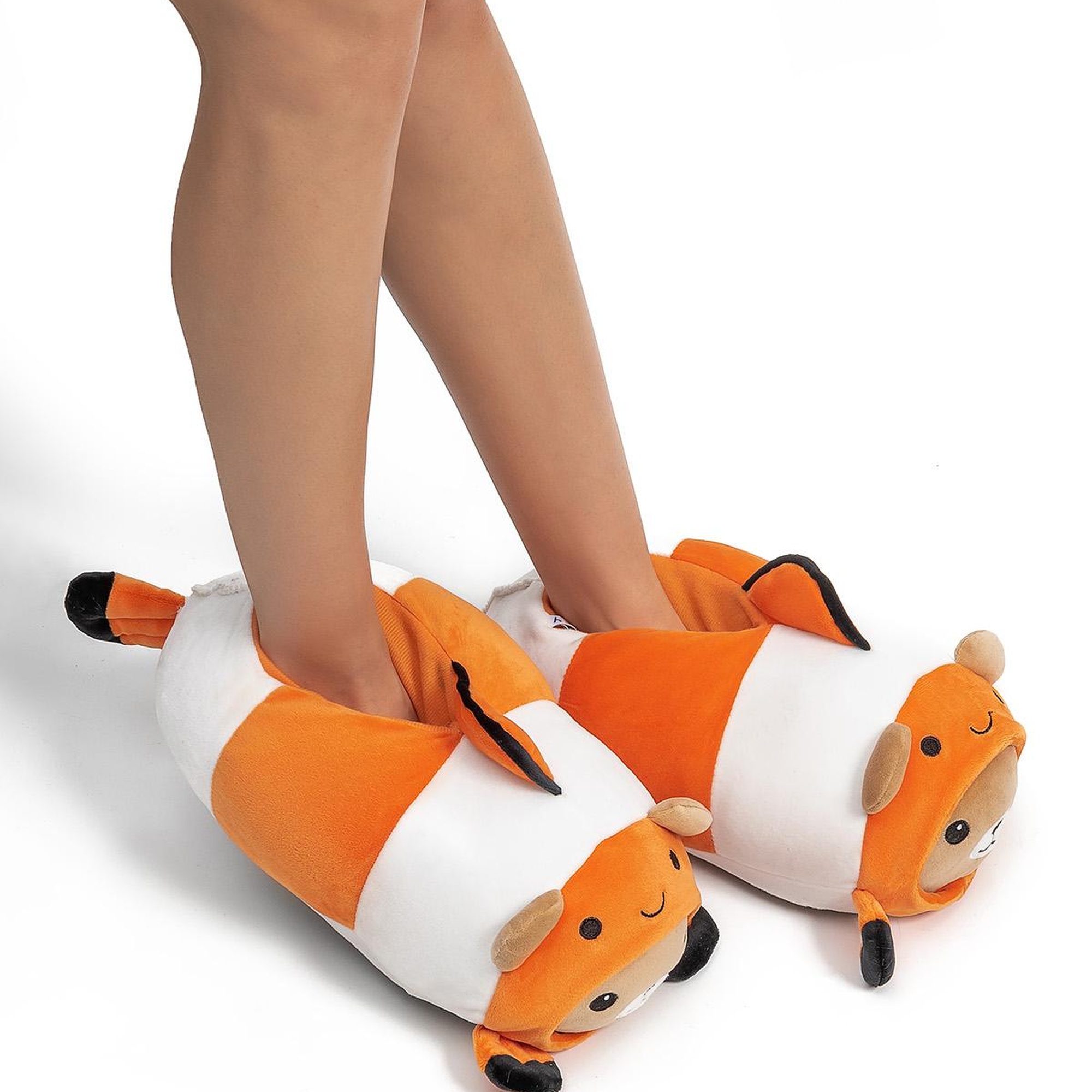 Torik Kadın,Garson Boy Hayvanlı Panduf Turuncu 36/41