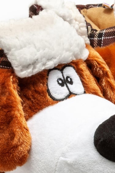  Bobo Kadın,Garson Boy Hayvanlı Panduf Kahverengi 36/41