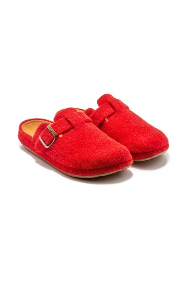  Tuana Kadın,Garson Boy Ev Terliği Kırmızı 36/40