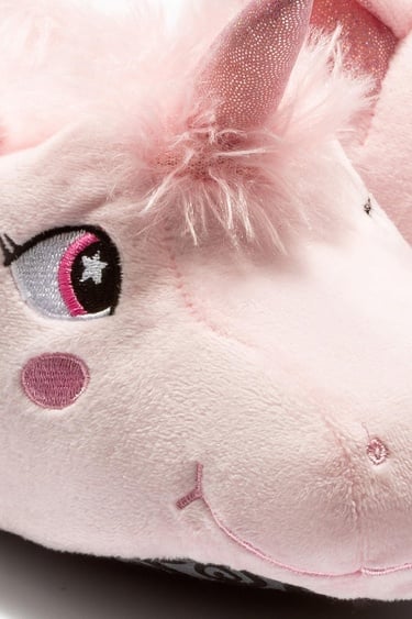  Pinky Çocuk Hayvanlı Panduf Pembe 30/35