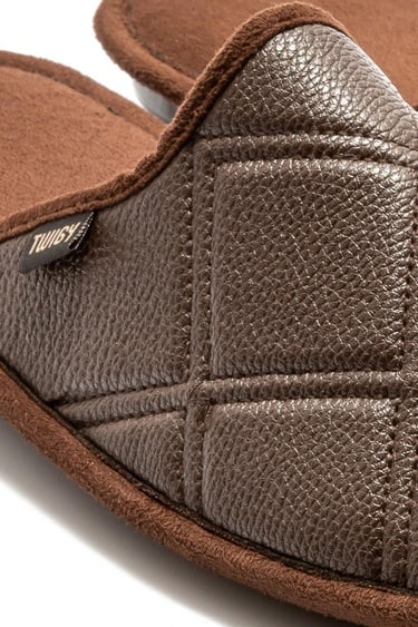  Zico Erkek Ev Terliği Kahverengi 41/46