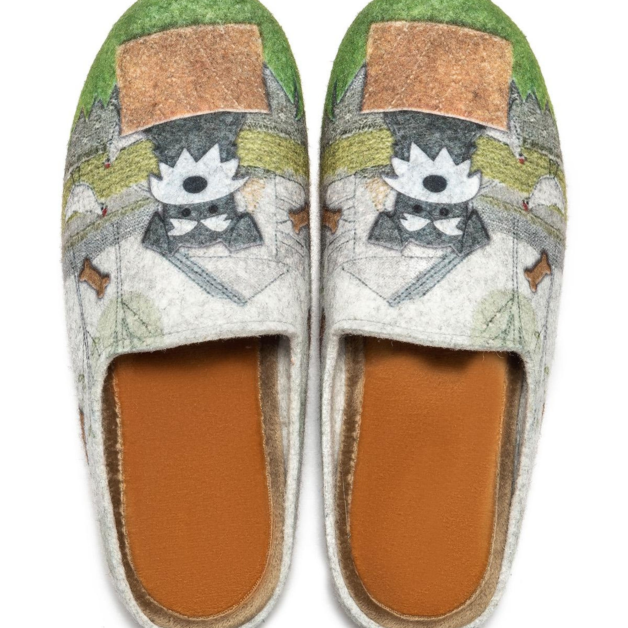 Köpek Kadın Ev Terliği Gri 36/41