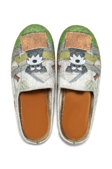  Köpek Kadın Ev Terliği Gri 36/41