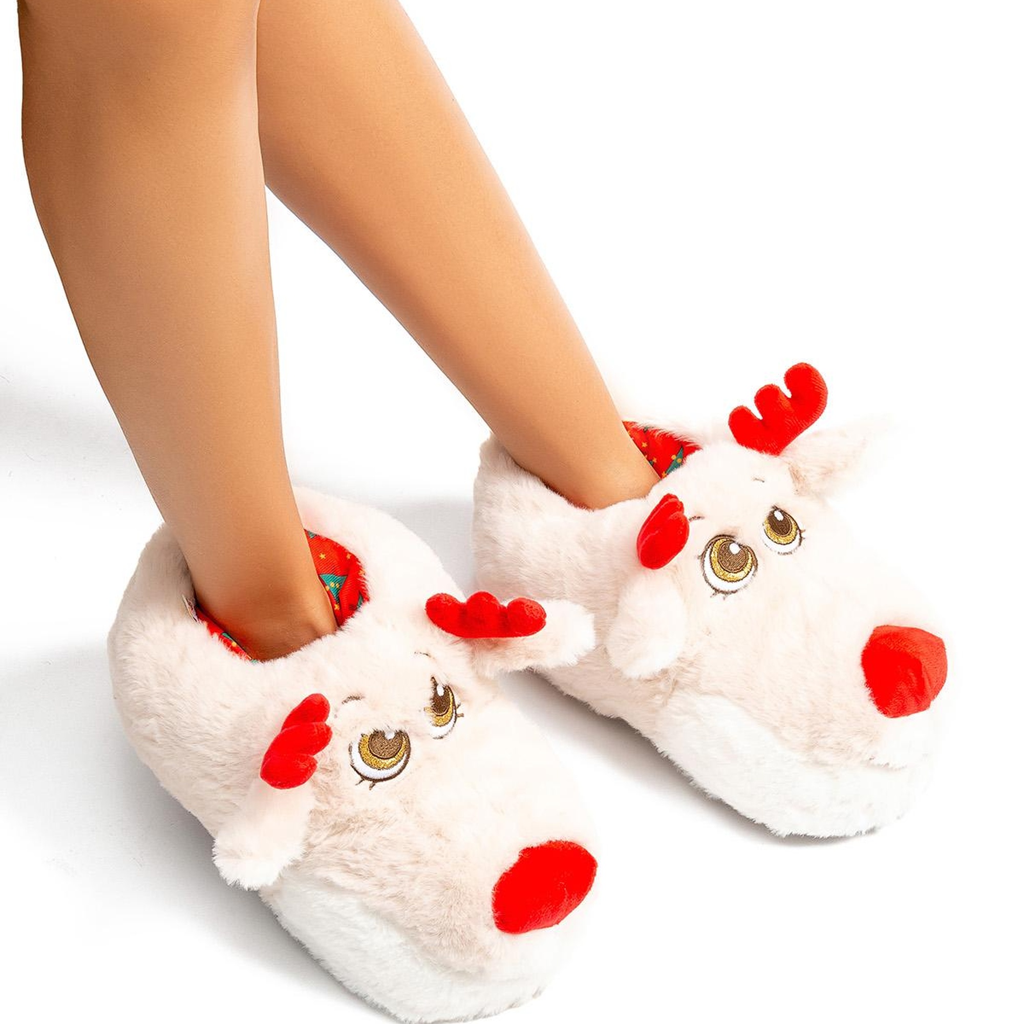 Betty Kadın Hayvanlı Panduf Bej 36/41