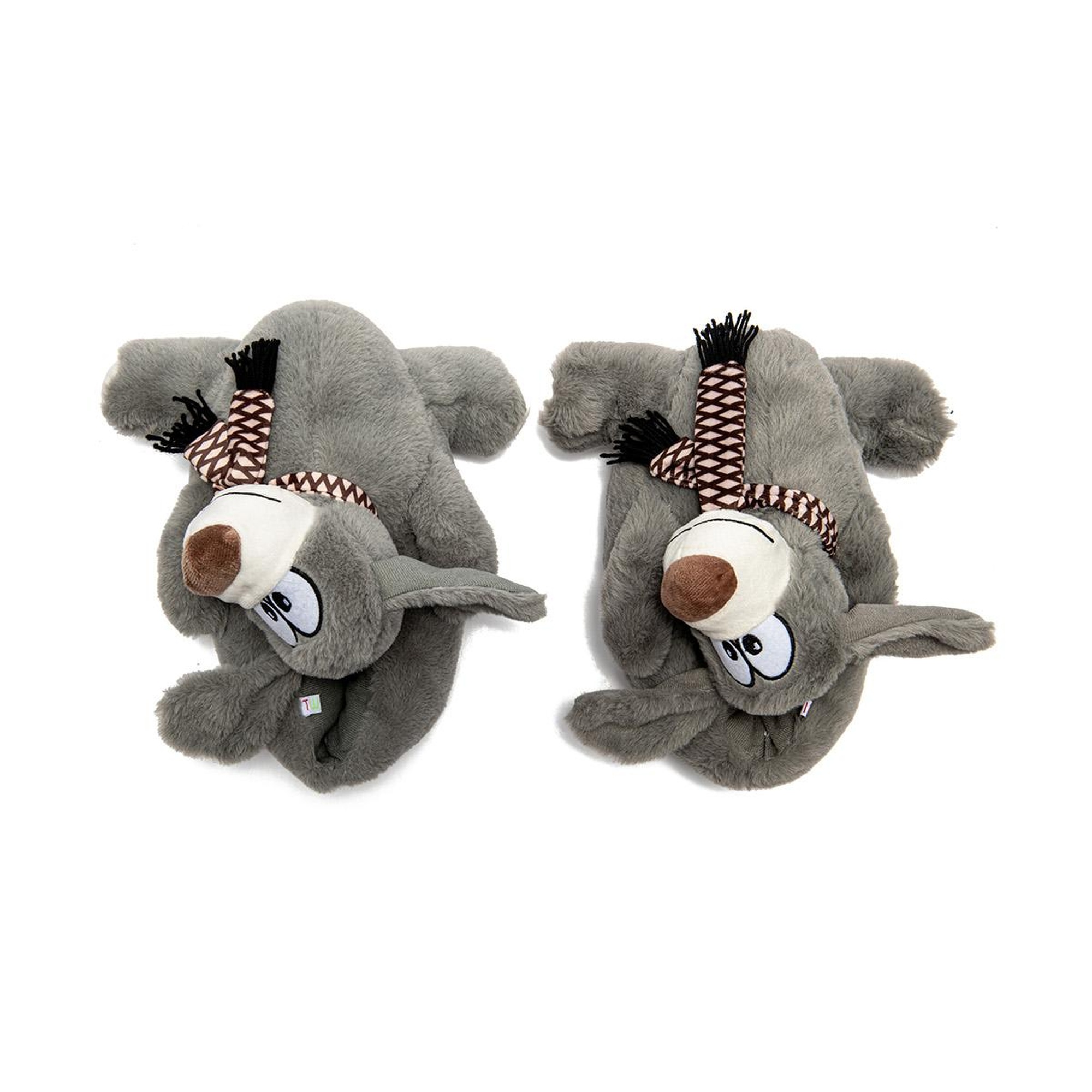 Yeye Kadın Hayvanlı Panduf Gri 36/41