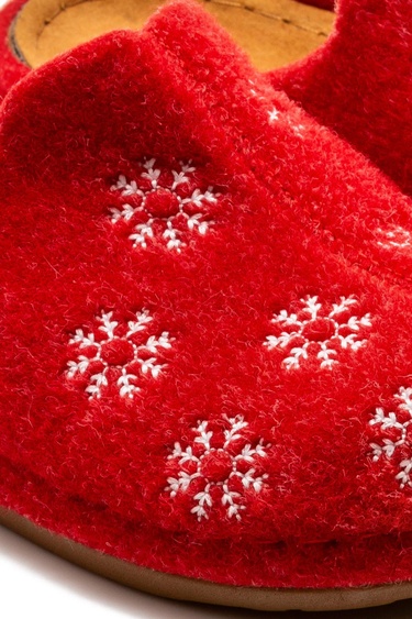  Kar Kadın Ev Terliği Kırmızı 36/40