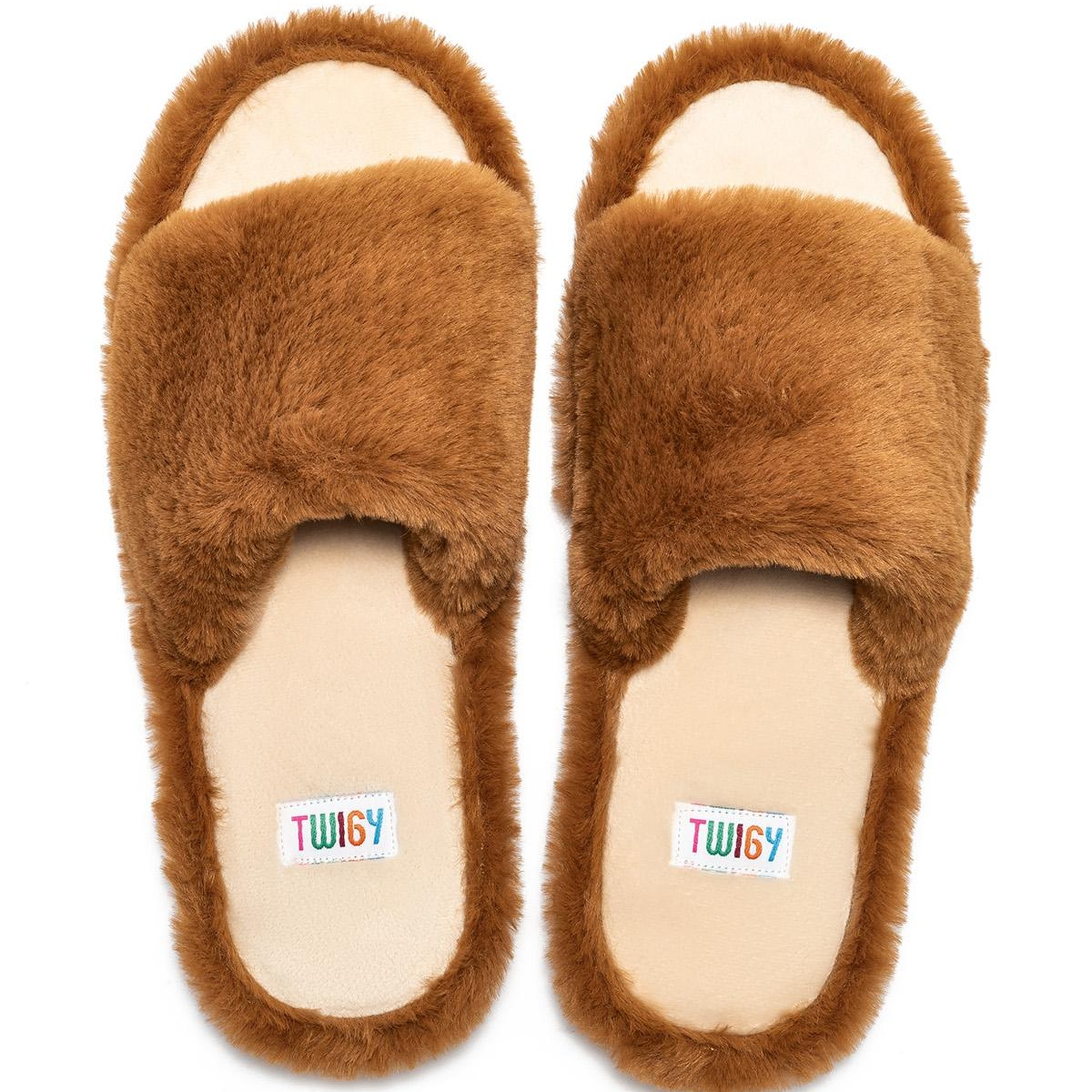 Lisa Peluş Kadın Ev Terliği Kahverengi 36/41